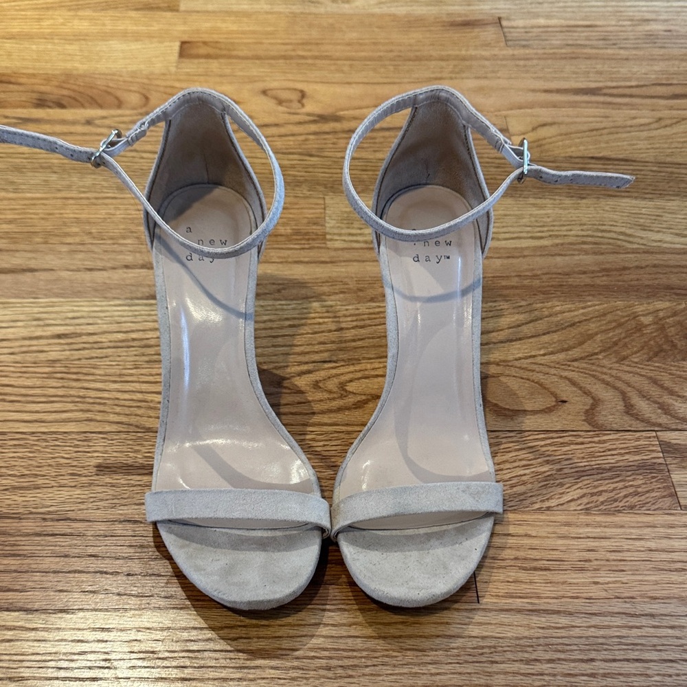 A New Day Women's Elegant Beige Heels